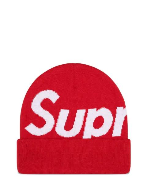 Big Logo beanie hat by SUPREME