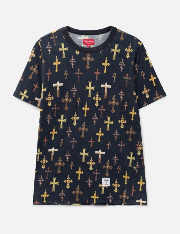 Black Cross T-Shirt by SUPREME