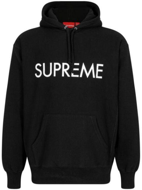 Capital logo-print hoodie by SUPREME