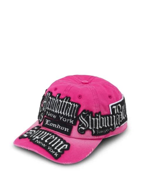 City Patches 6-Panel cap by SUPREME