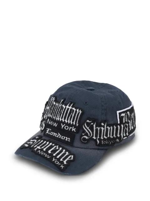 City Patches six-panel cap hat by SUPREME
