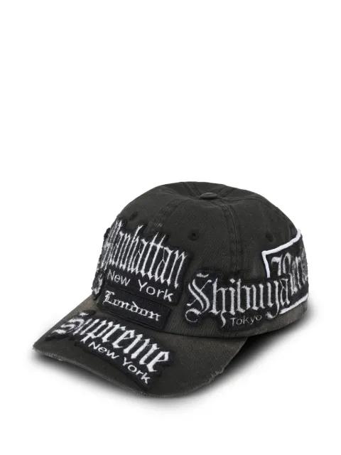 City Patches six-panel cap hat by SUPREME