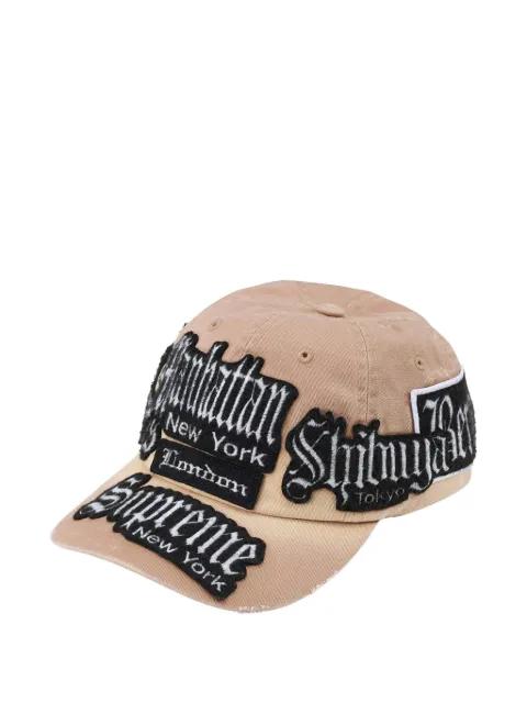 City Patches six-panel cap hat by SUPREME
