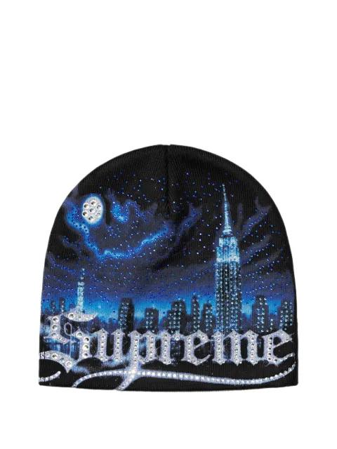Cityscape beanie hat by SUPREME