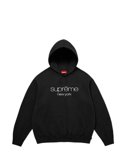 Classic logo-embroidered hoodie by SUPREME