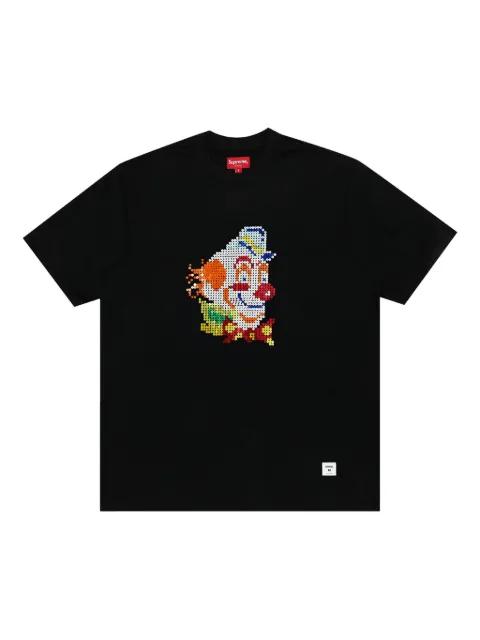 Clown sequin-embellished short-sleeve T-shirt by SUPREME