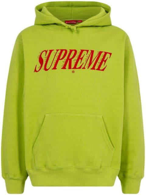 Crossover logo-print hoodie by SUPREME