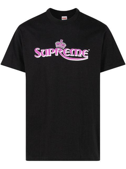 Crown cotton T-shirt by SUPREME