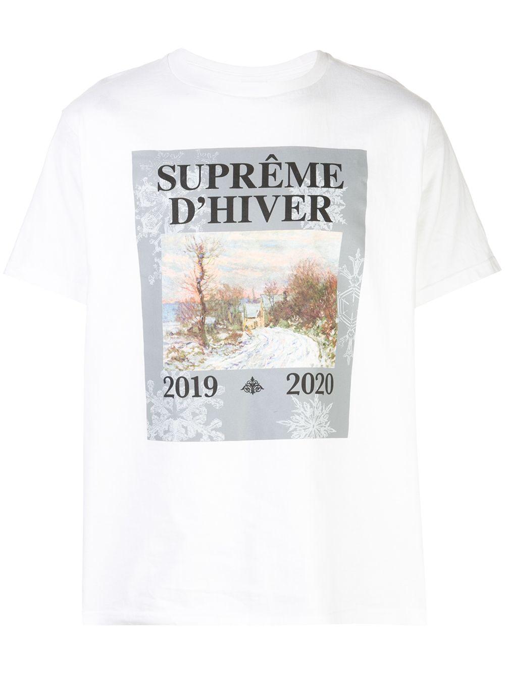 D Hiver graphic-print T-shirt by SUPREME
