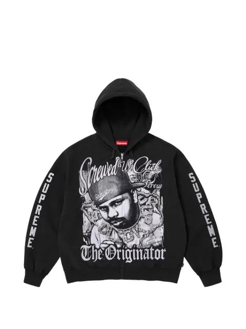DJ Screw zip-up hoodie by SUPREME