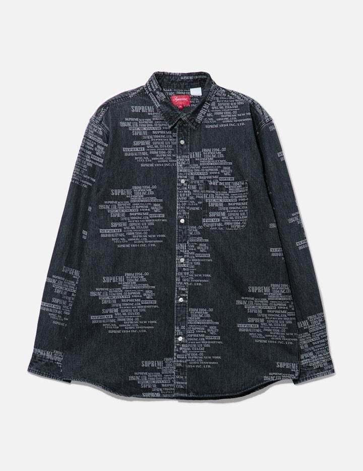 Denim Shirt with Embroidery by SUPREME