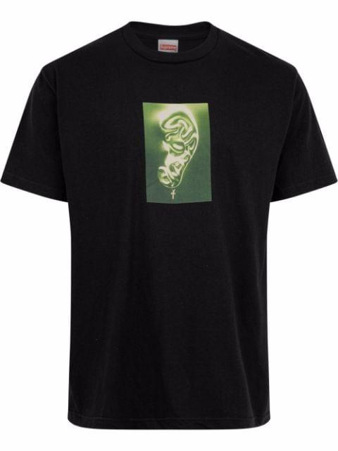 Ear printed T-shirt by SUPREME