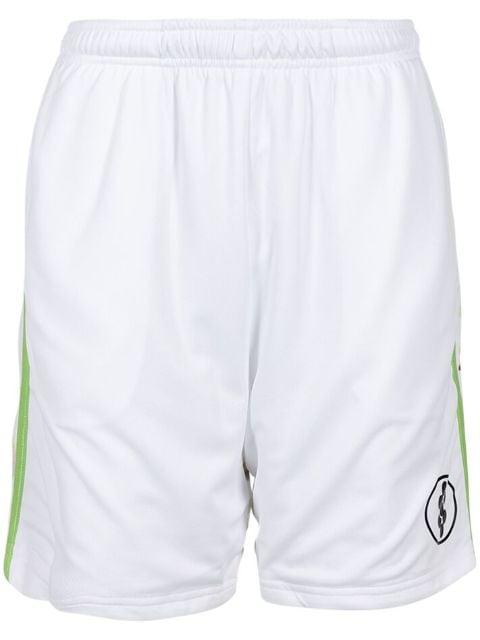 Feedback Soccer "White" track shorts by SUPREME