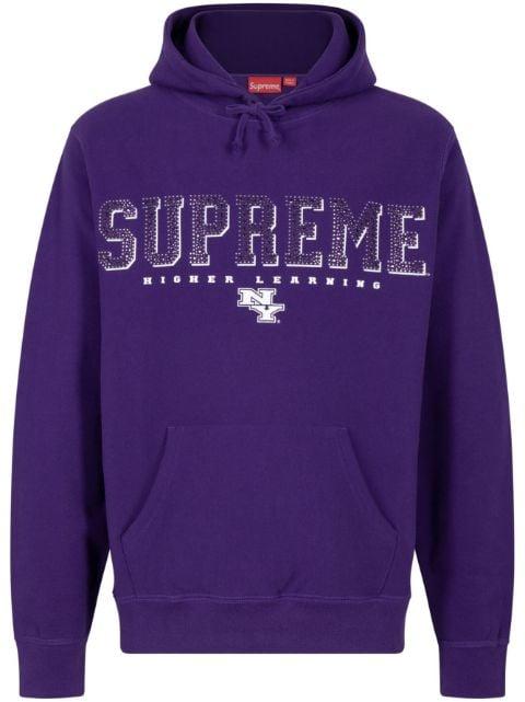 Gems crystal-embellished hoodie by SUPREME