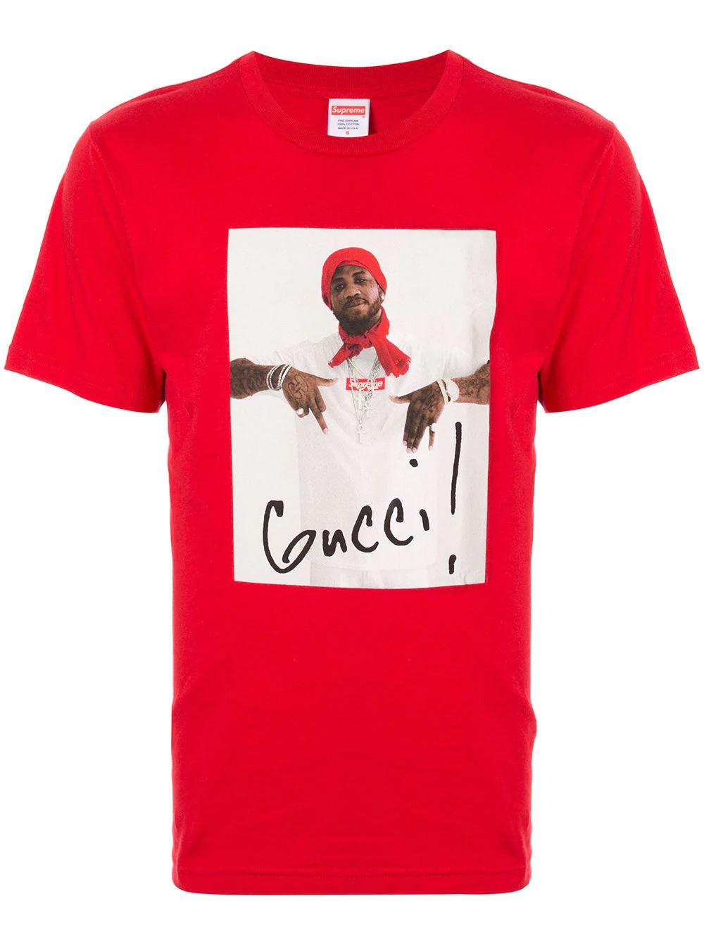 Gucci Mane photo-print T-shirt by SUPREME
