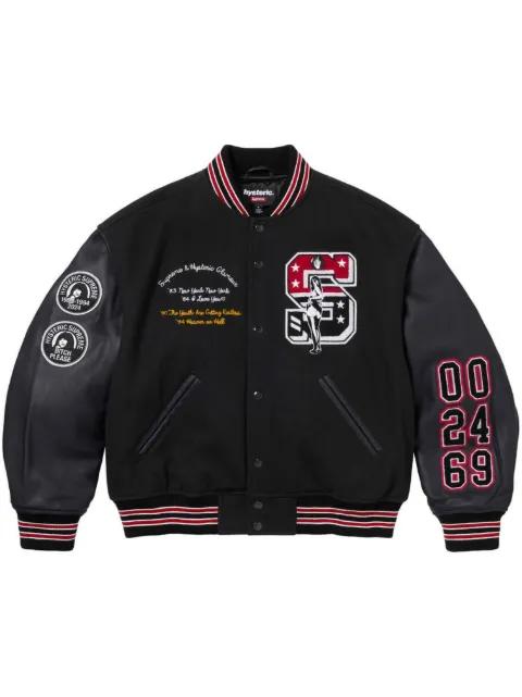 Hysteric Glamour "Black" varsity jacket by SUPREME