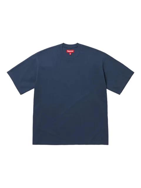 Intarsia "SS 25 Navy" T-shirt by SUPREME