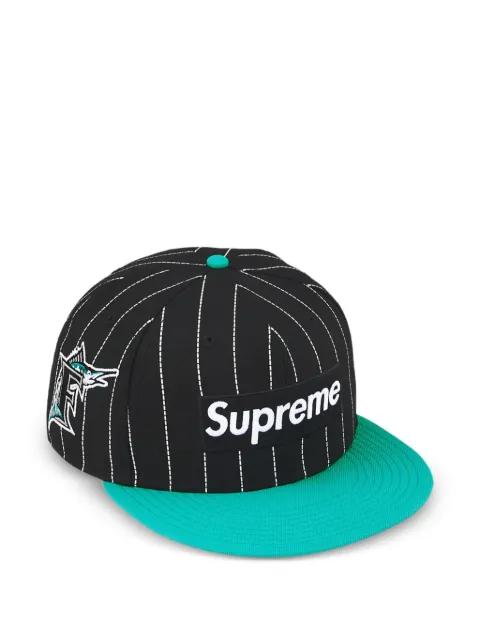 MLB Teams box logo striped cap by SUPREME