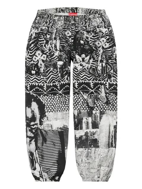 Miles Davis printed trousers by SUPREME