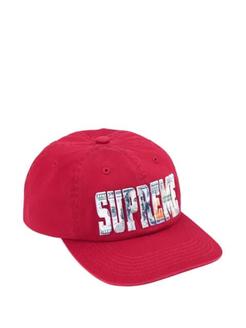 Money logo-embroidery 6-panel hat by SUPREME