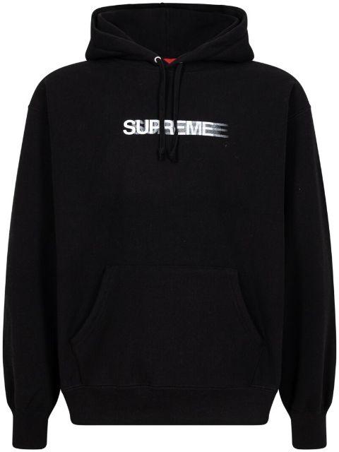 Motion logo-print hoodie by SUPREME