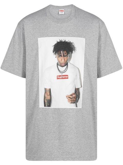 NBA Youngboy "FW23 Heather Grey" T-shirt by SUPREME