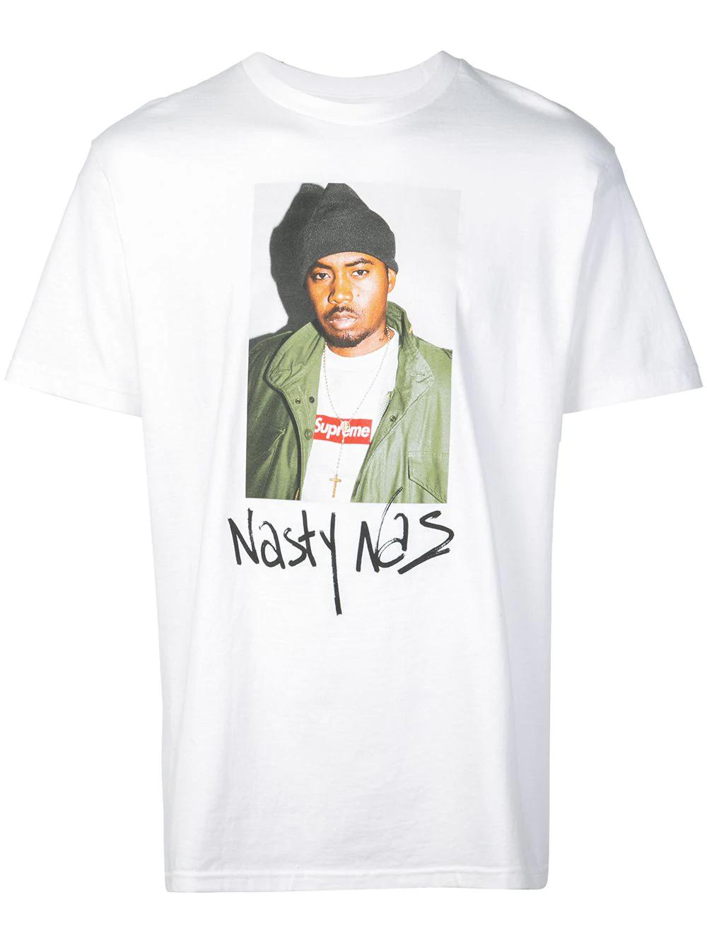 Nasty Nas graphic-print T-shirt by SUPREME