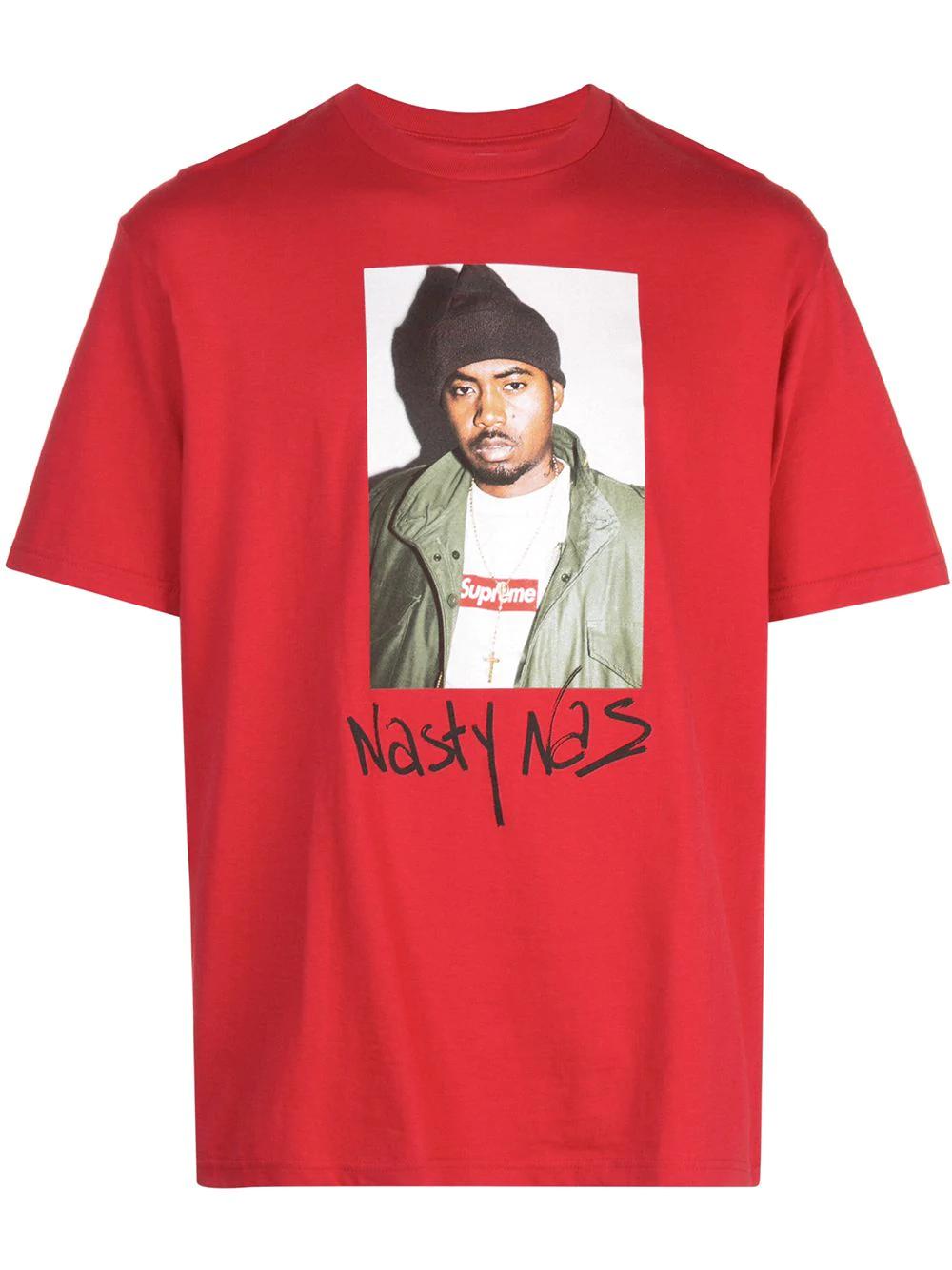 Nasty Nas photo-print T-shirt by SUPREME
