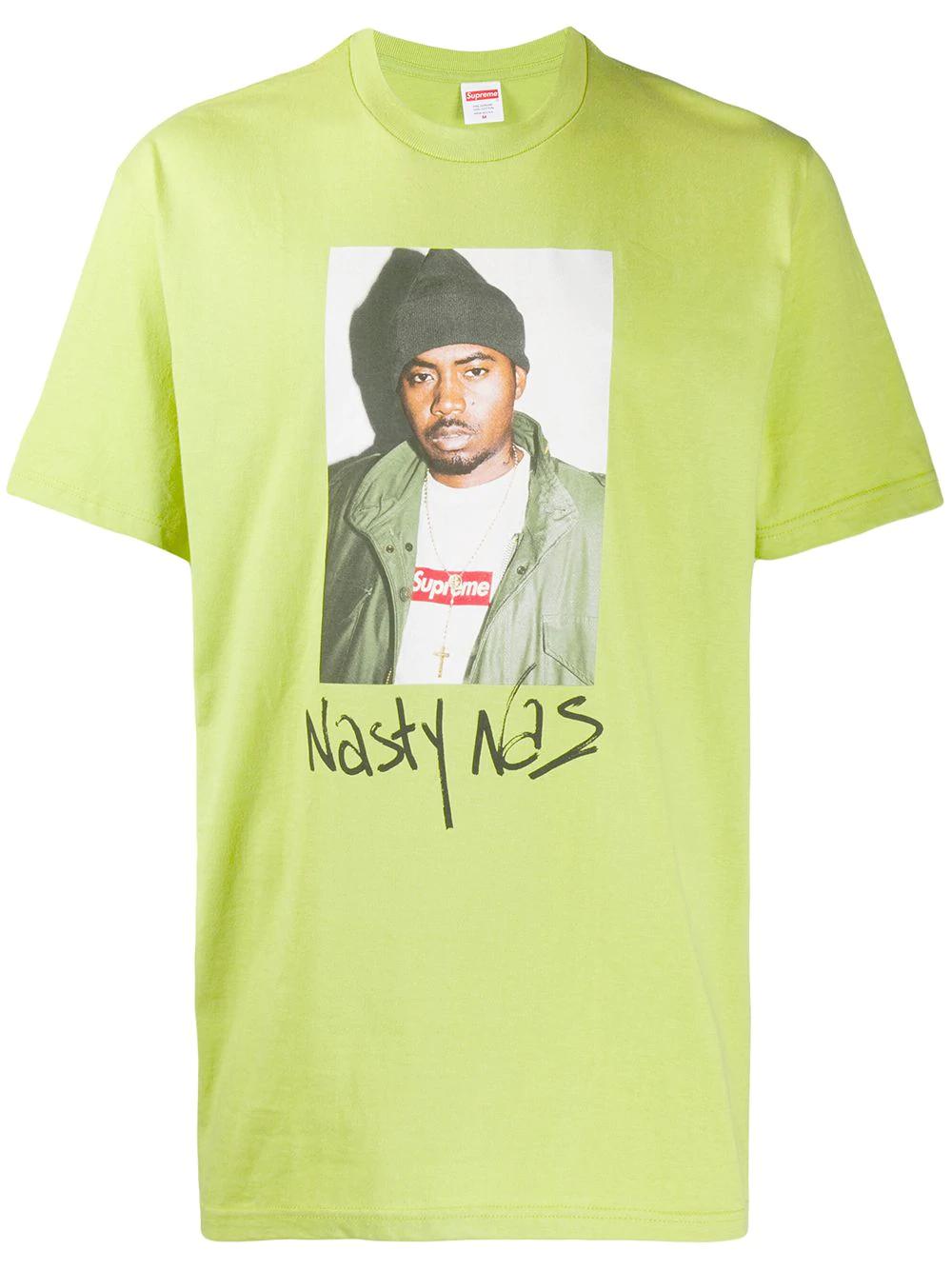 Nasty Nas photographic-print T-shirt by SUPREME