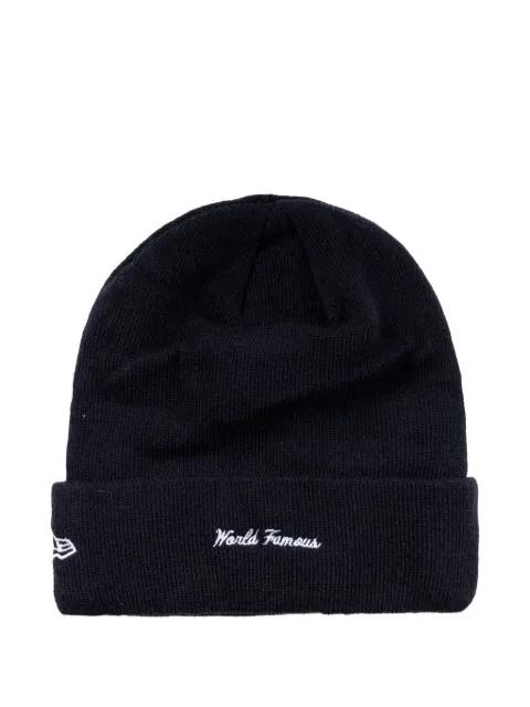 New Era logo-patch beanie by SUPREME