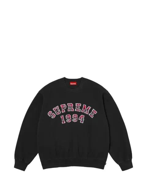 Plaid Arc crew neck sweater by SUPREME