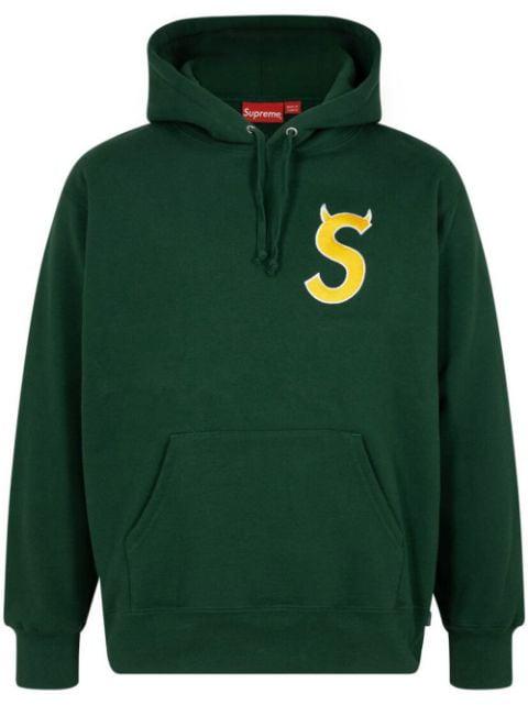S logo drawstring hoodie by SUPREME