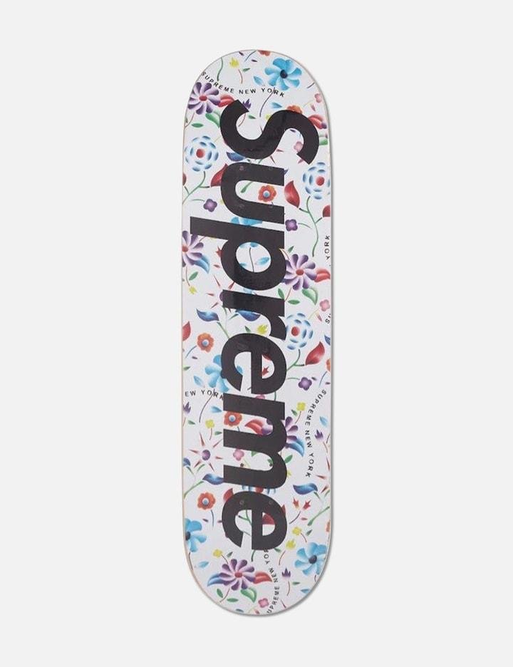 SUPREME AIRBRUSHED FLORAL SKATEBOARD DECK WHITE by SUPREME