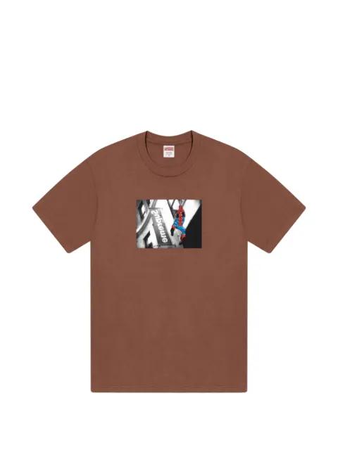 Spider-Man graphic-print T-shirt by SUPREME Spider-Man graphic-print T-shirt by SUPREME