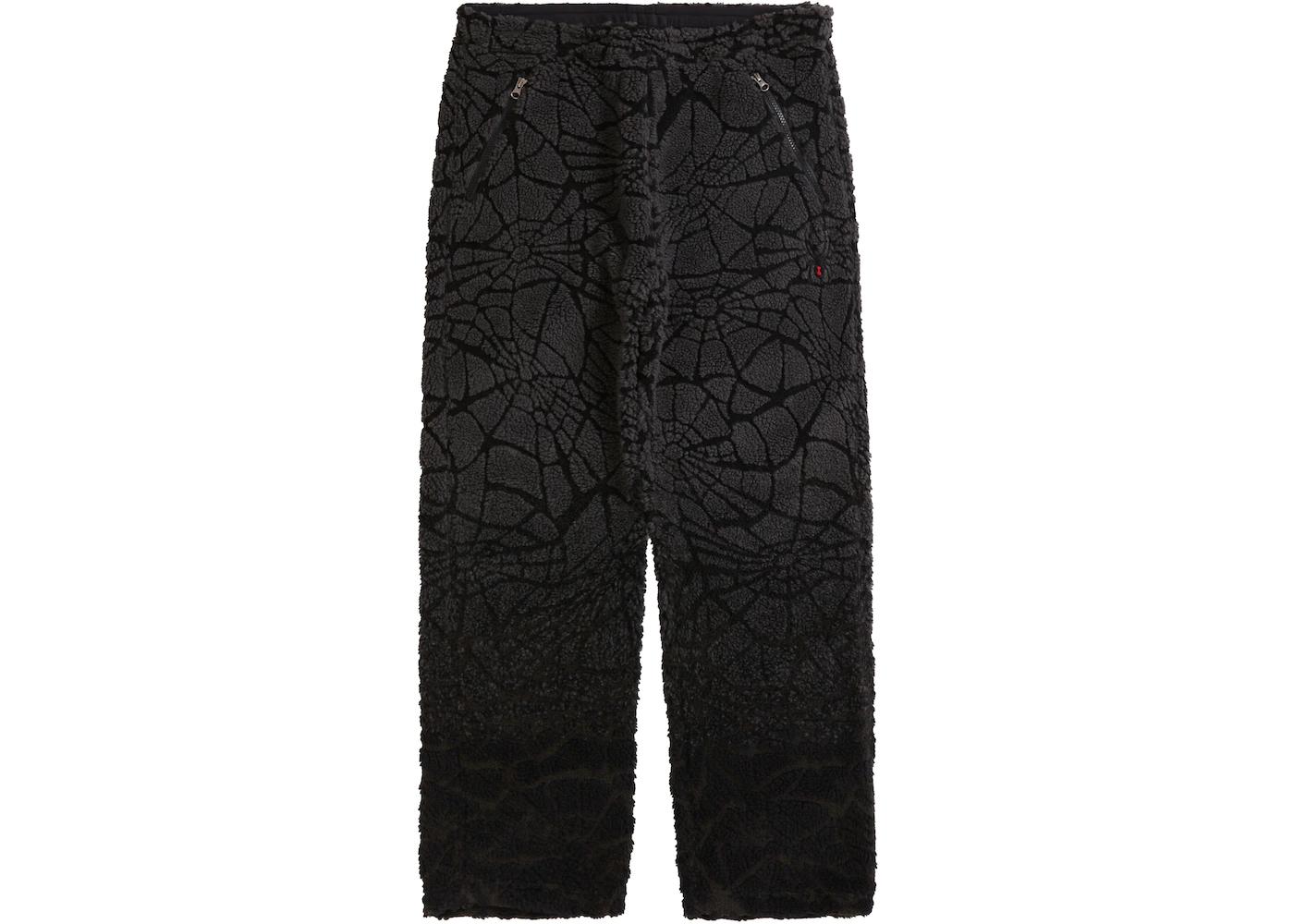 Spyder Web Polar Fleece Pant Black by SUPREME | jellibeans