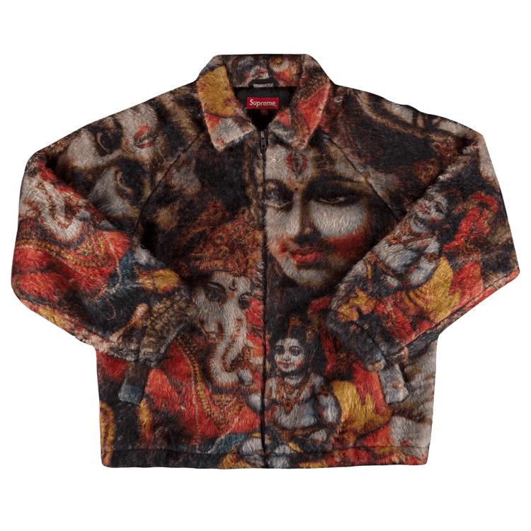 Supreme Ganesha Faux Fur Jacket 'Black' by SUPREME