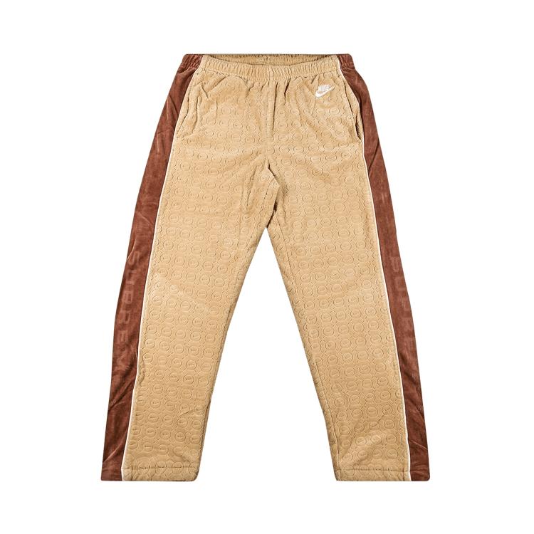 Supreme x Nike Velour Track Pant 'Tan' by SUPREME | jellibeans