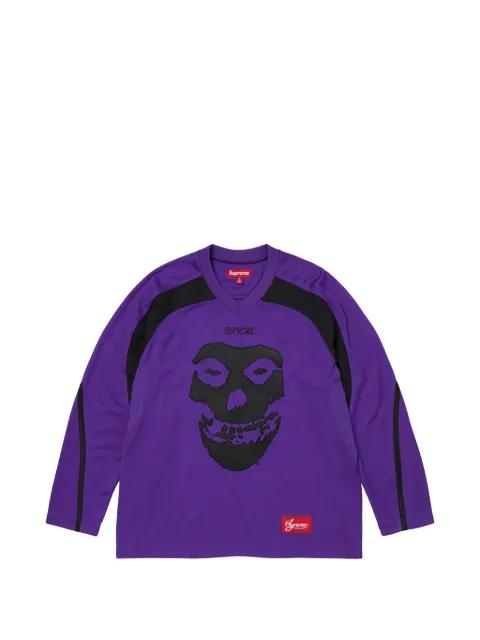 The Misfits skull-print hockey jersey by SUPREME