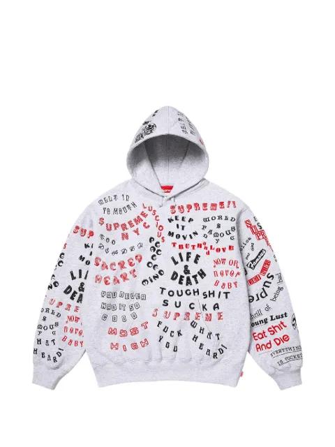 Too Deadly graphic-print hoodie by SUPREME