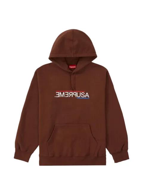 USA long-sleeve hoodie by SUPREME