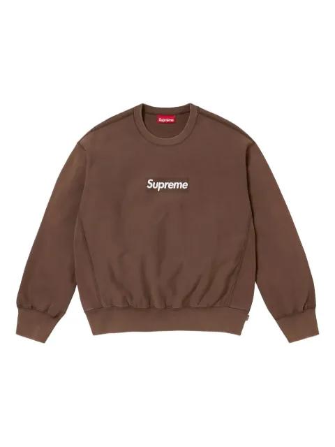 Washed Box Crewneck washed finish sweatshirt by SUPREME