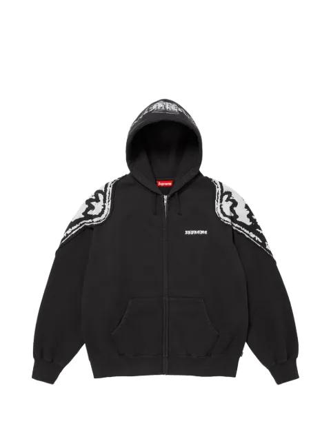 Wings zip-up hoodie by SUPREME
