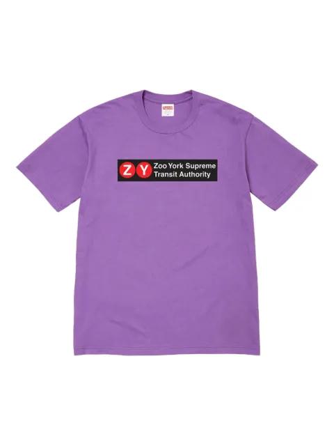Zoo York Transit "SS 25 - purple" T-shirt by SUPREME