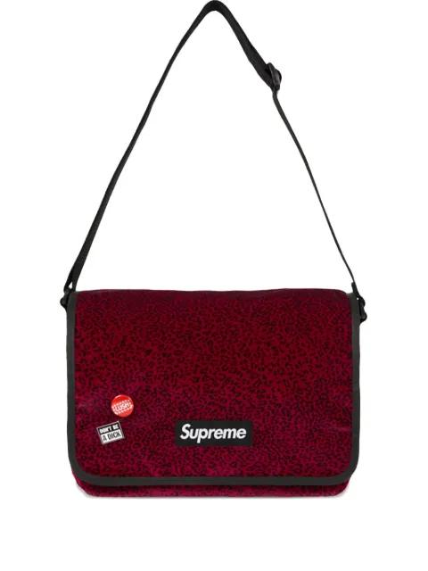 animal-print messenger bag by SUPREME