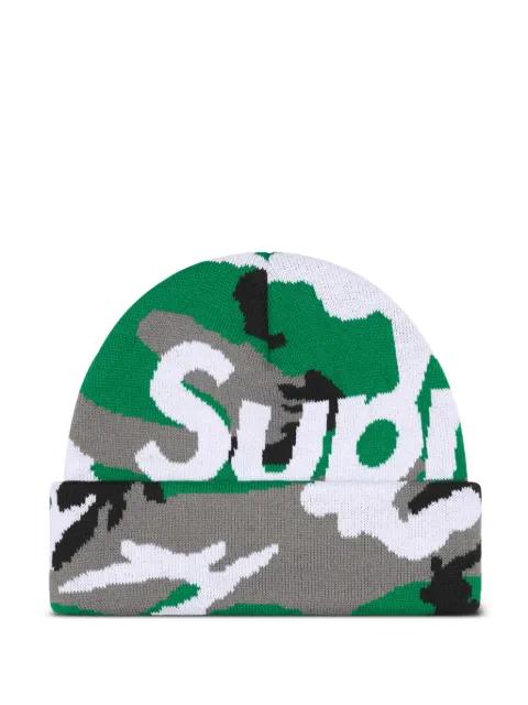 camouflage logo beanie hat by SUPREME