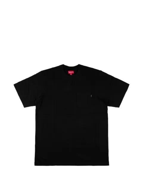 chest-pocket "Black" T-shirt by SUPREME