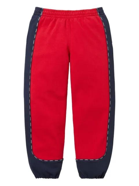 elastic-waistband track pants by SUPREME