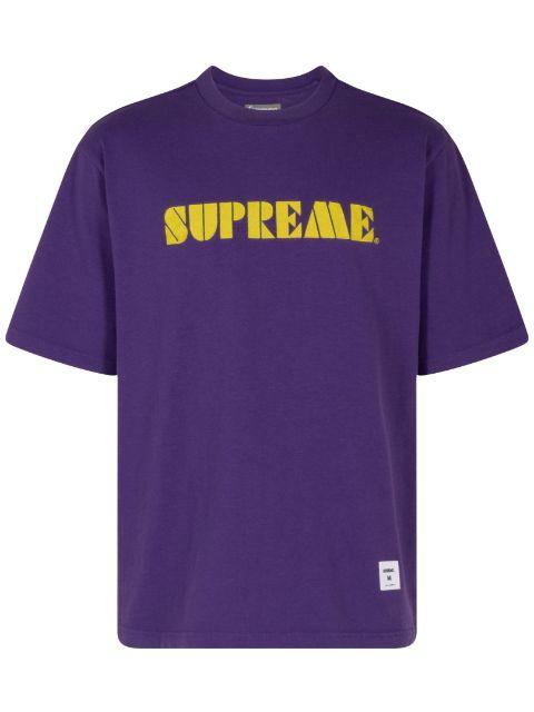 embroidered T-shirt by SUPREME