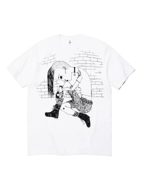 graphic-print T-shirt by SUPREME