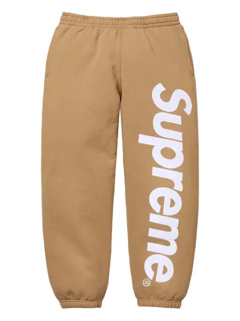 logo appliqué track pants by SUPREME